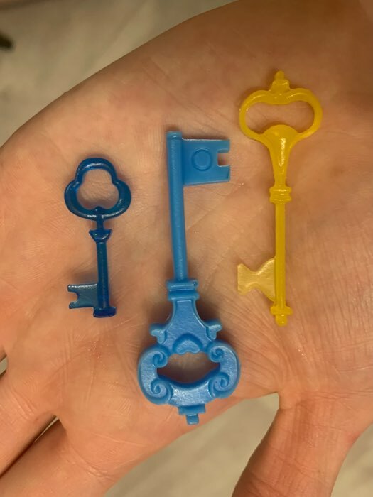 Фотография покупателя товара Молд Доляна «Три ключа», силикон, 6,5×1 см, цвет МИКС - Фото 1