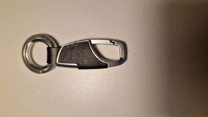 Фотография покупателя товара Брелок для ключей Cartage, зажим, два кольца, хром - Фото 1