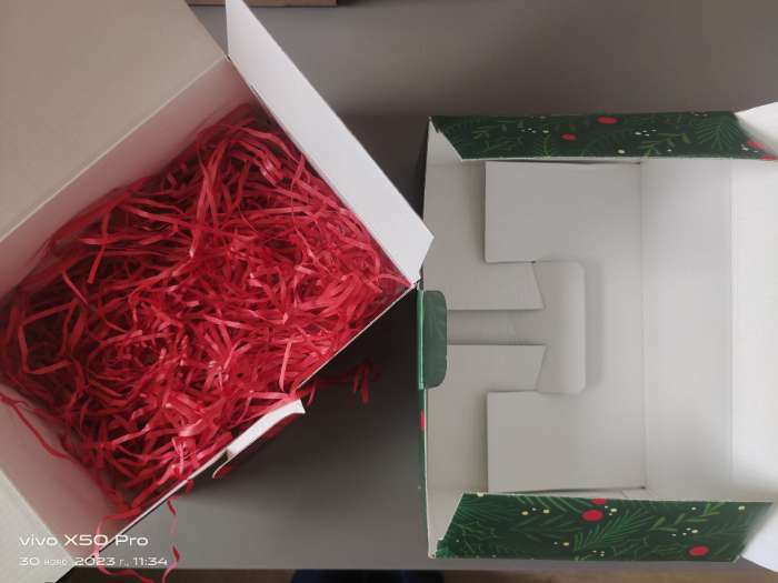 Фотография покупателя товара Складная коробка «Волшебного Нового года», 22 × 15 × 10 см - Фото 1