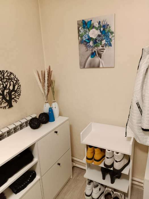 Фотография покупателя товара Стеллаж Норд №6, 500х300х1628, Белый - Фото 1