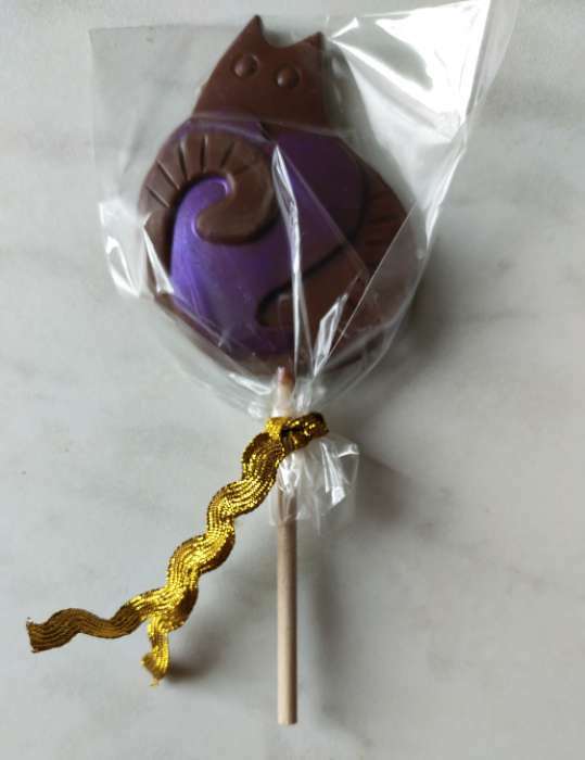 Фотография покупателя товара Форма для шоколада и конфет пластиковая «Котятки на палочке», пластиковая, цвет прозрачный