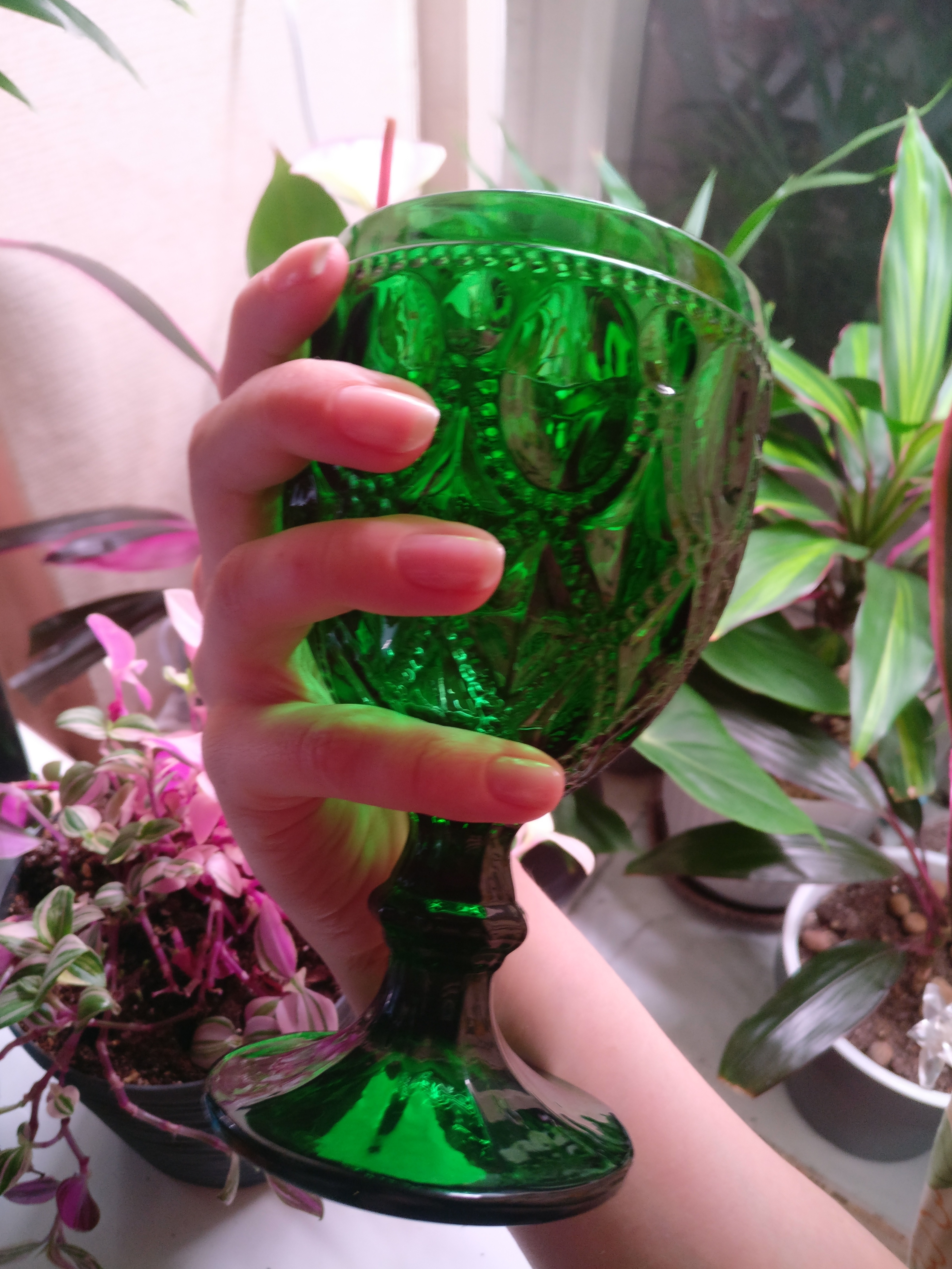 Фотография покупателя товара Бокал из стекла Magistro «Варьете», 320 мл, цвет зелёный - Фото 22
