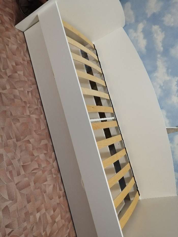 Фотография покупателя товара Кровать «Бейли», 700 × 1600 мм, с ортопедическим основанием, цвет белый - Фото 80
