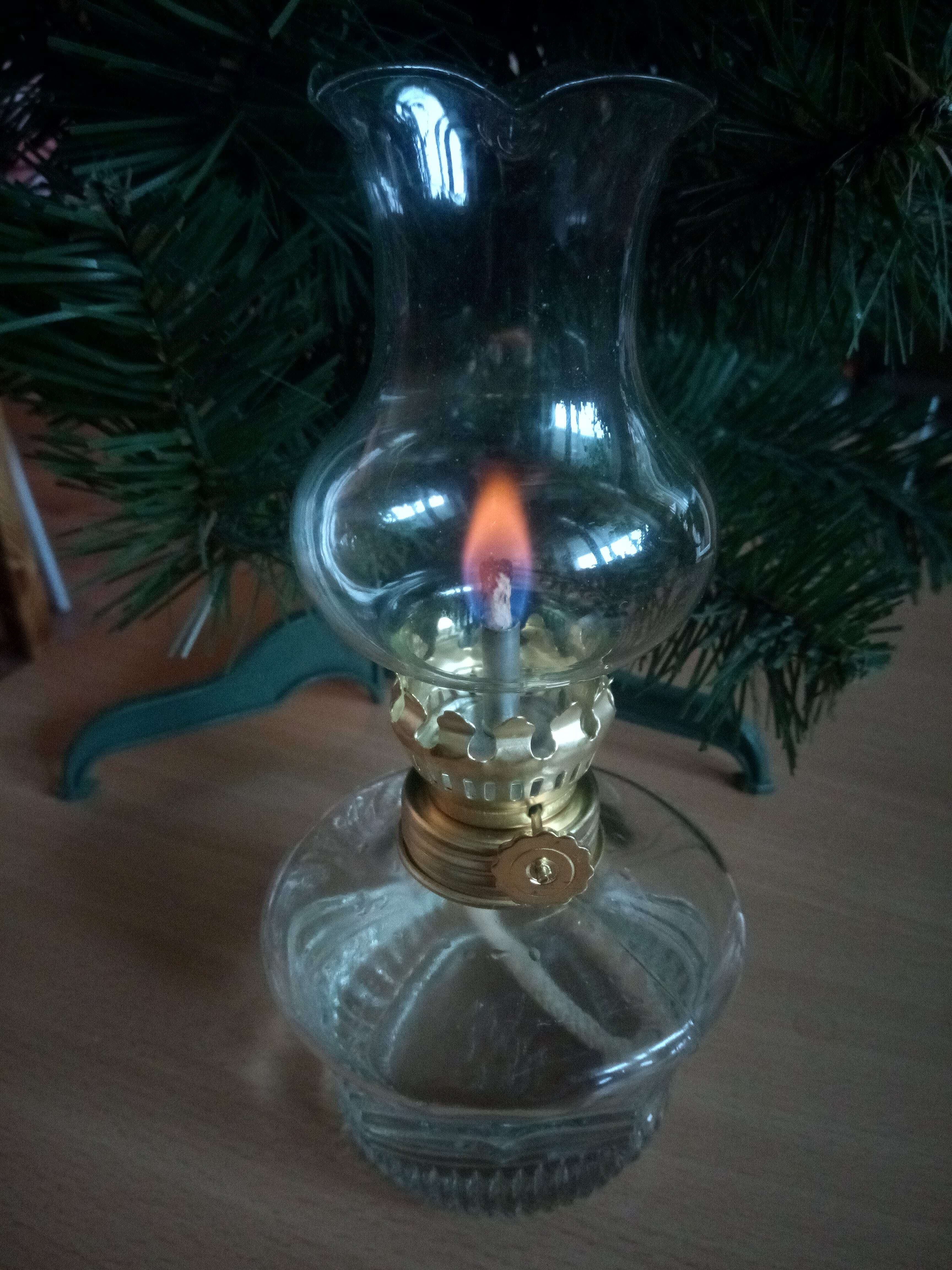 Фотография покупателя товара Керосиновая лампа декоративная прозрачный 9х9х18 см RISALUX - Фото 1