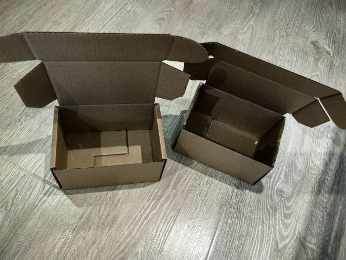 Фотография покупателя товара Коробка самосборная, бурая, 17 x 12 x 10 см - Фото 1