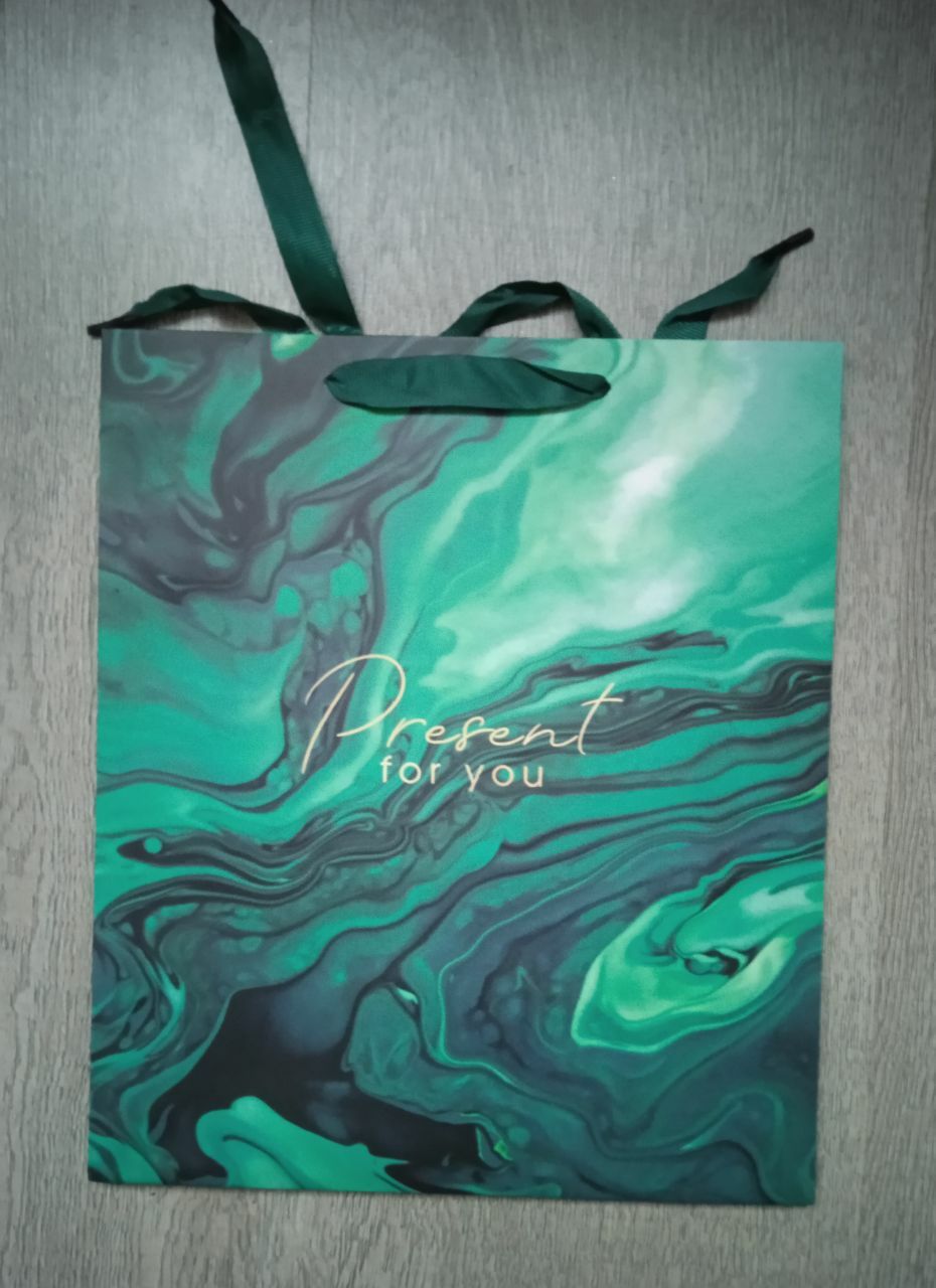 Фотография покупателя товара Пакет подарочный ламинированный, упаковка, Present for you, ML 23×27×11.5 см - Фото 1