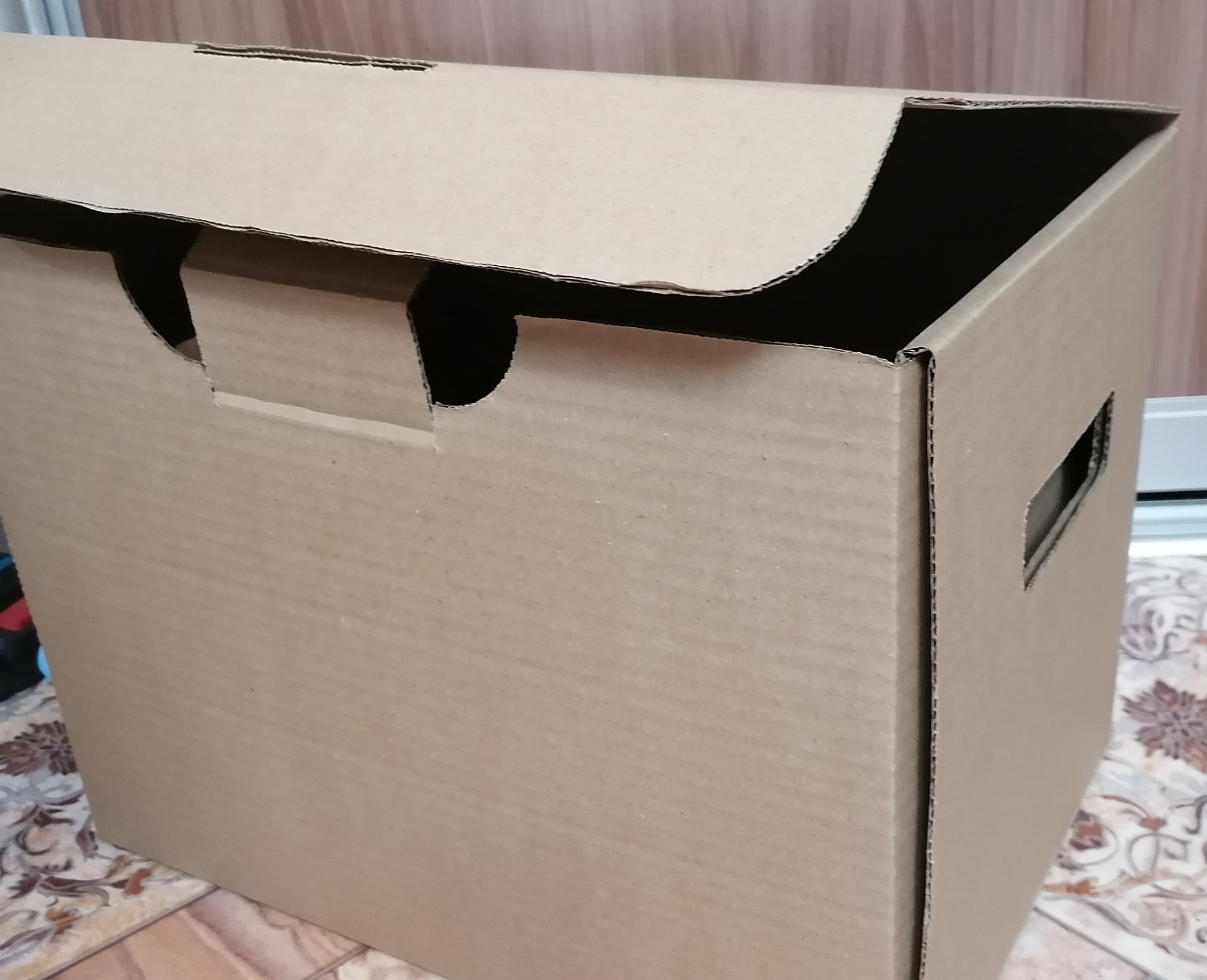 Фотография покупателя товара Коробка с крышкой 250 x 340 x 260 мм, Calligrata, микрогофрокартон, коричневый - Фото 2