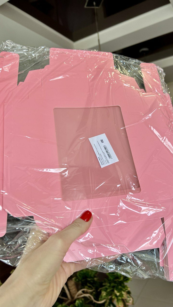 Фотография покупателя товара Коробка для конфет, 12 шт, розовая, 19 х 15 х 3,5 см