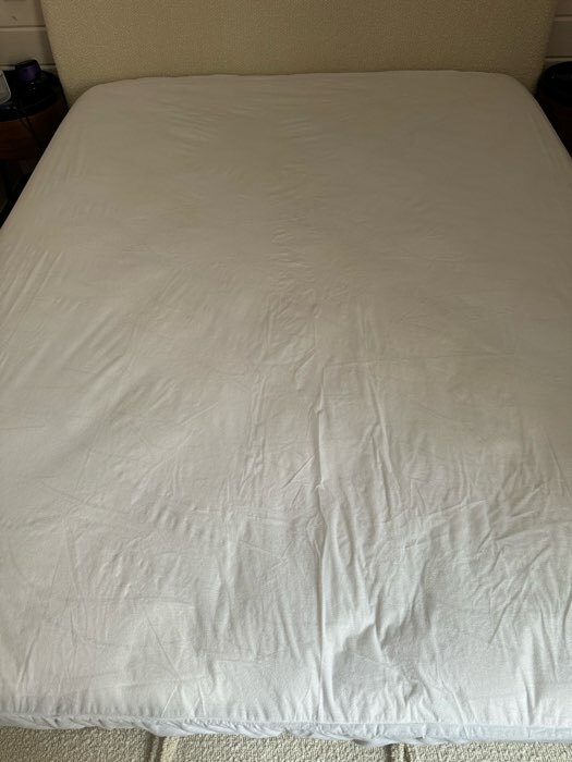 Фотография покупателя товара Наматрасник водонепроницаемый Экономь и Я на резинке 140×200+20 см - Фото 1