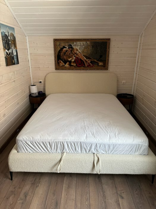 Фотография покупателя товара Наматрасник водонепроницаемый Экономь и Я на резинке 140×200+20 см - Фото 2