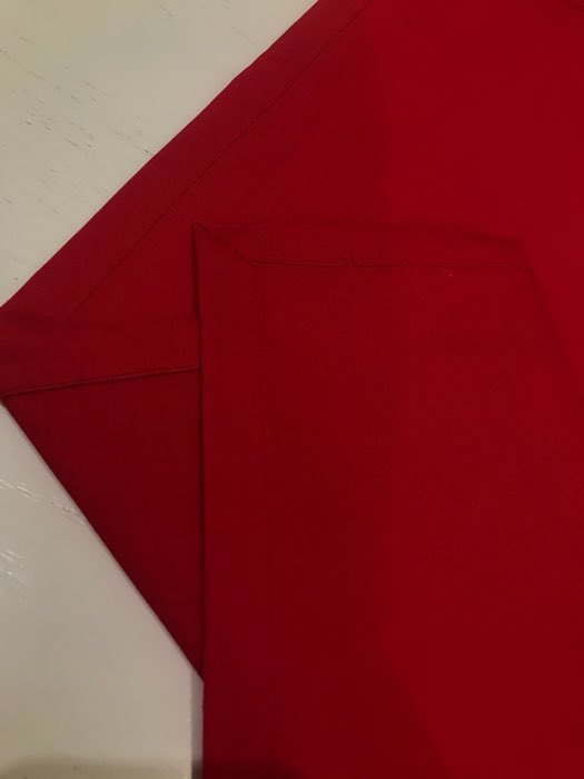 Фотография покупателя товара Дорожка на стол "Этель" 40х140, саржа, цвет красный, 100% хл - Фото 1