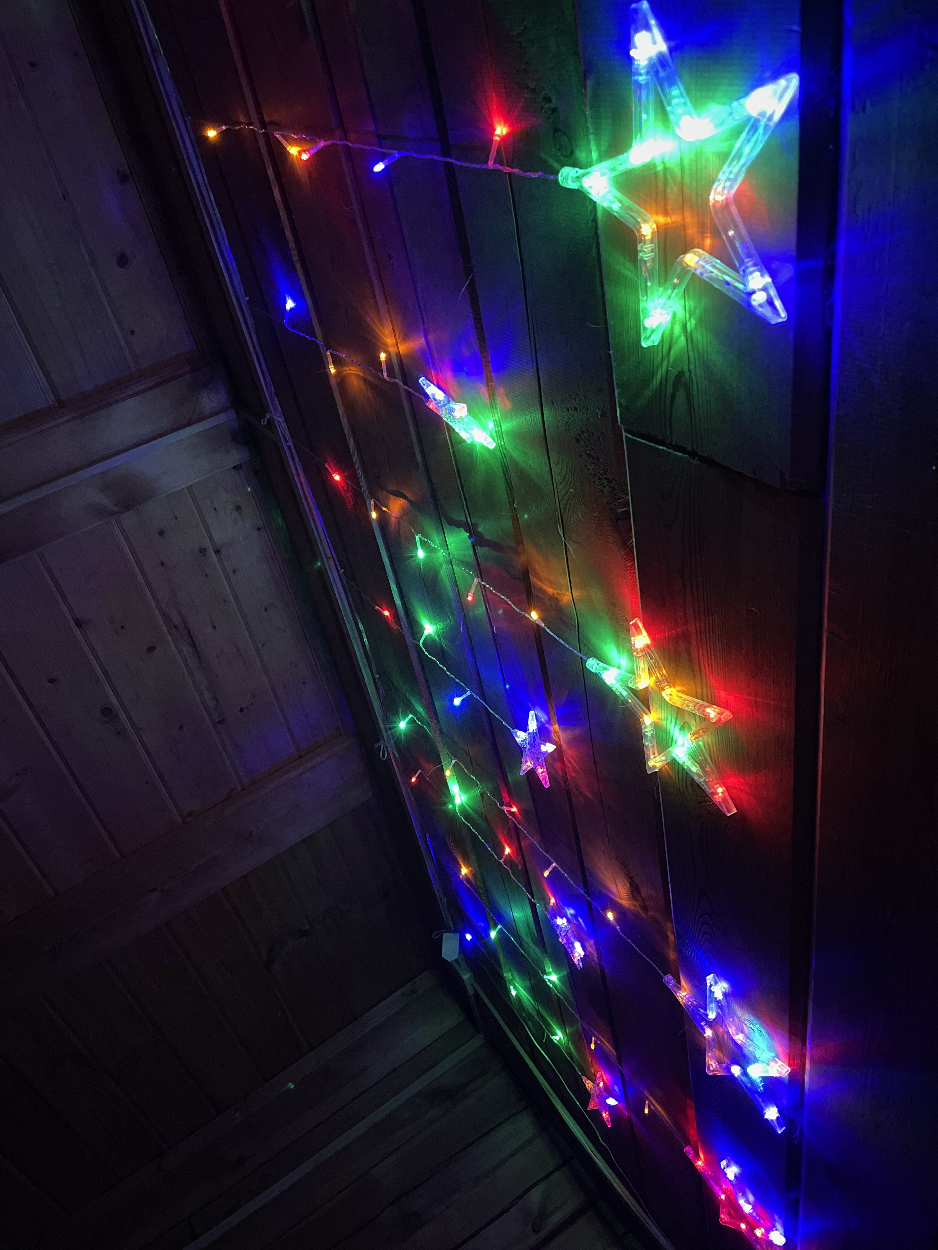 Фотография покупателя товара Гирлянда «Бахрома» 2.4 × 0.9 м с насадками «Звёзды», IP20, прозрачная нить, 138 LED, свечение синее, 8 режимов, 220 В - Фото 43