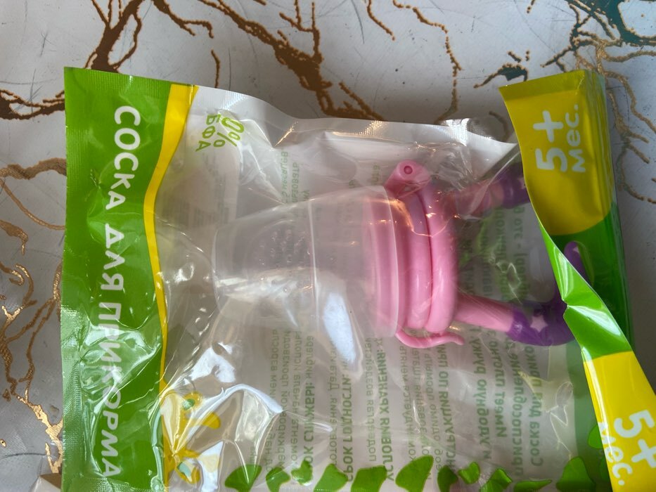 Фотография покупателя товара Ниблер M&B «Доченька», с силиконовой сеточкой, розовый - Фото 6