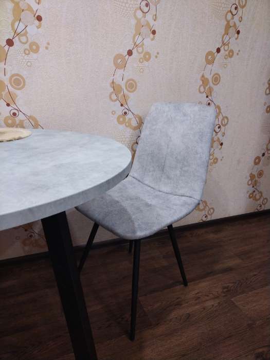 Фотография покупателя товара Стул мягкий для кухни «Марко 085», ткань, цвет коричневый - Фото 1