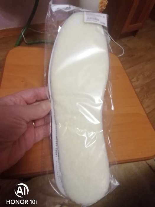 Фотография покупателя товара Стельки для обуви, универсальные, двухслойные, р-р RU до 48 (р-р Пр-ля до 47), 30 см, пара, цвет белый - Фото 1