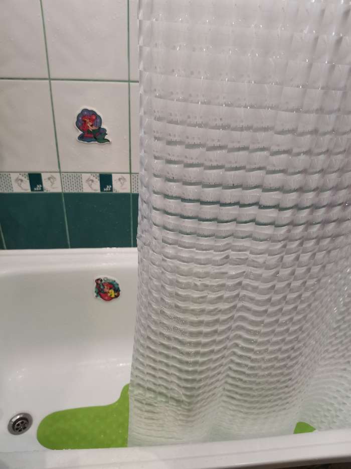Фотография покупателя товара Штора для ванны Доляна «Классика», 3D, 180×180 см, EVA - Фото 7