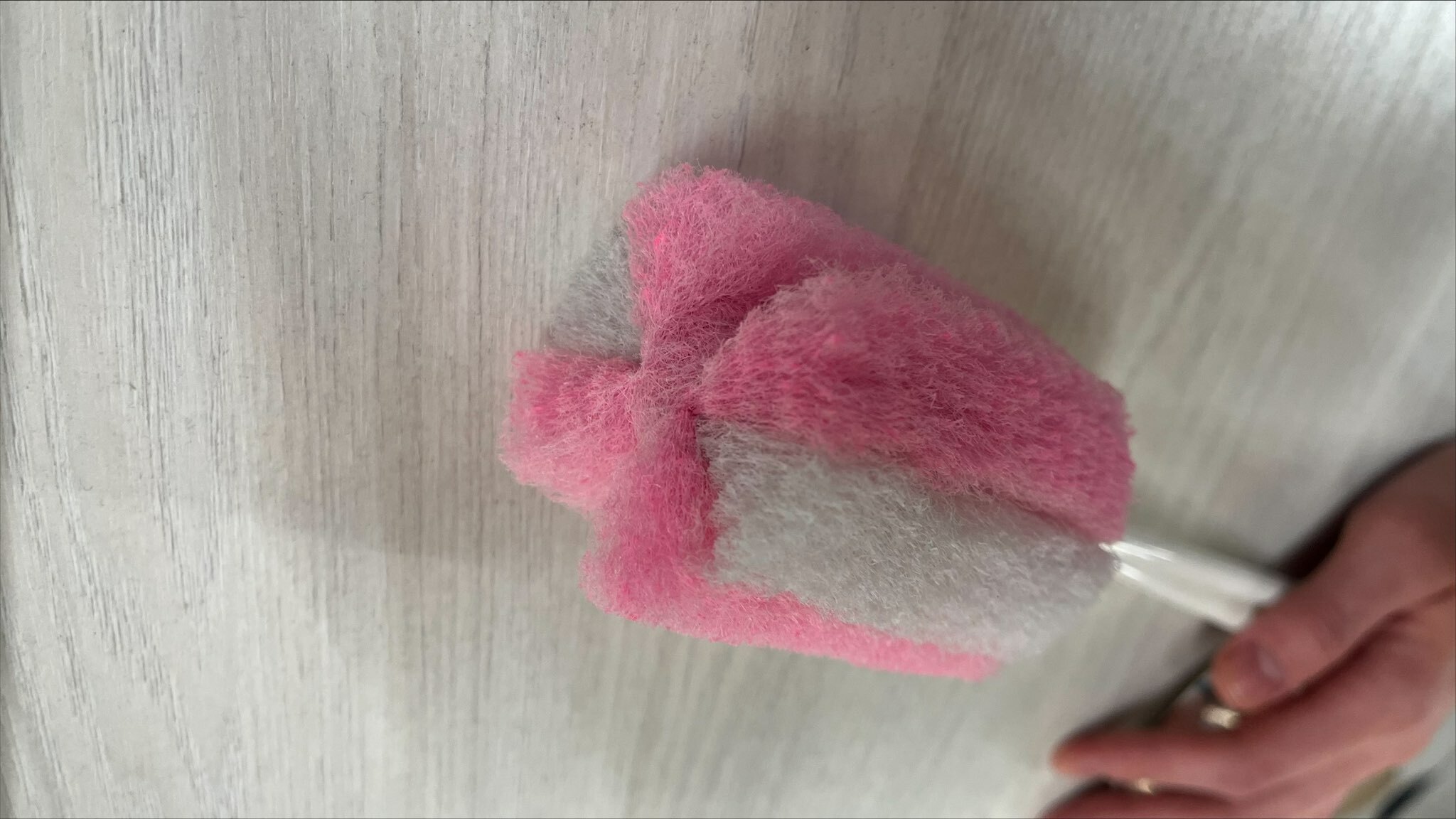 Фотография покупателя товара Ёршик для бутылочек Крошка Я, губка, 33 см, МИКС - Фото 5