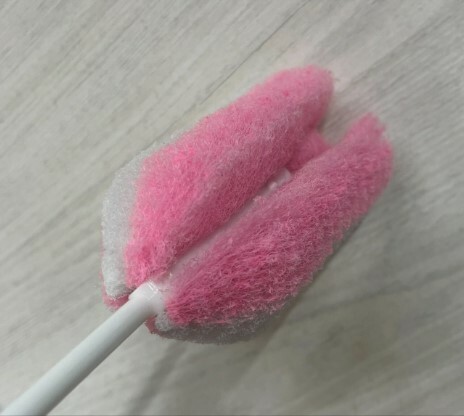 Фотография покупателя товара Ёршик для бутылочек Крошка Я, губка, 33 см, МИКС - Фото 7