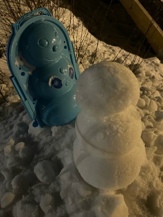 Фотография покупателя товара Снежколеп-песколеп «Снеговик», цвета МИКС - Фото 2