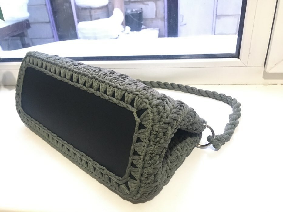 Фотография покупателя товара Донце для сумки, прямоугольное, 32 × 12 × 0,3 см, цвет чёрный - Фото 2