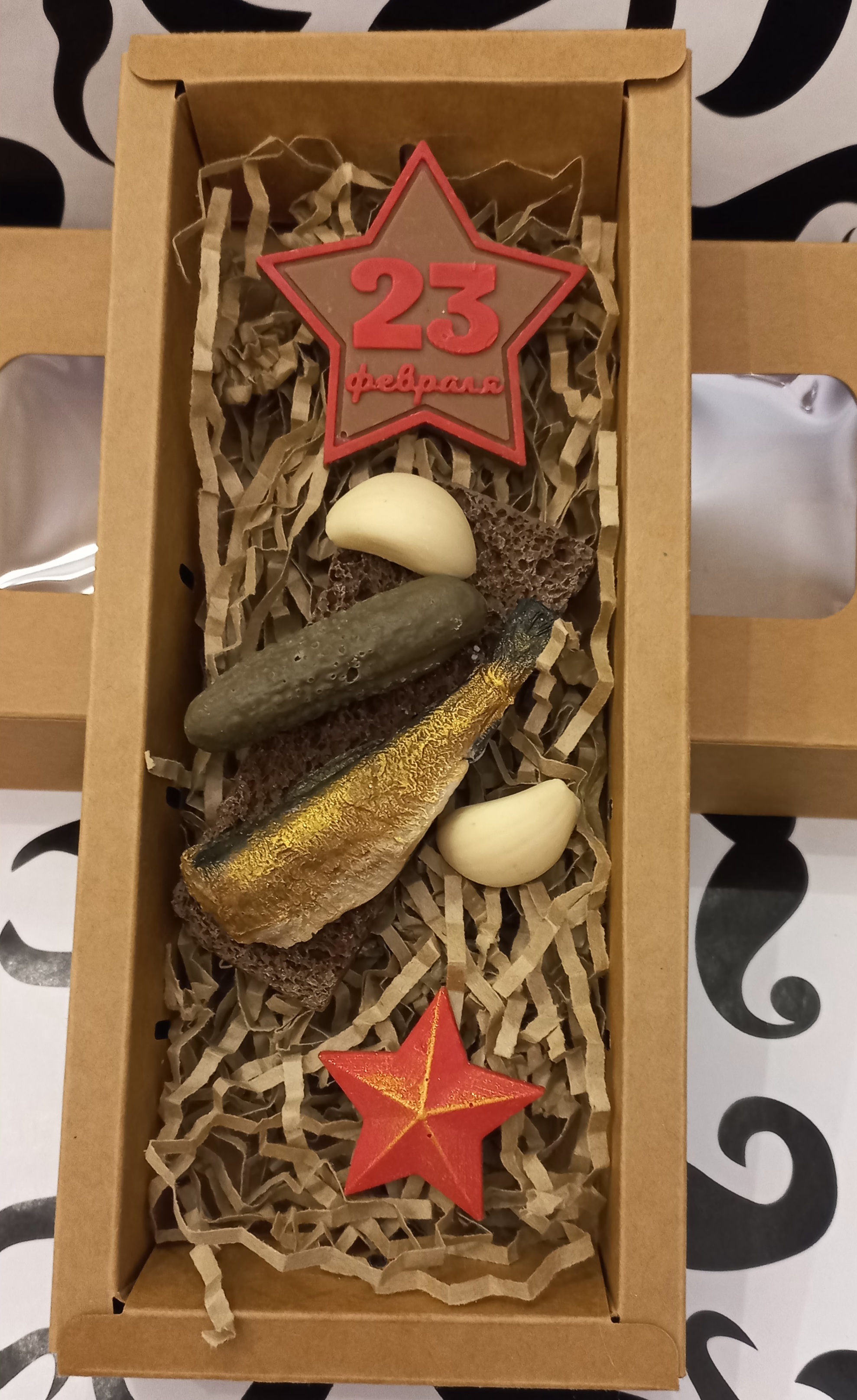 Фотография покупателя товара Коробка для 10 конфет, белая, 9.8×22×3.5 см - Фото 4