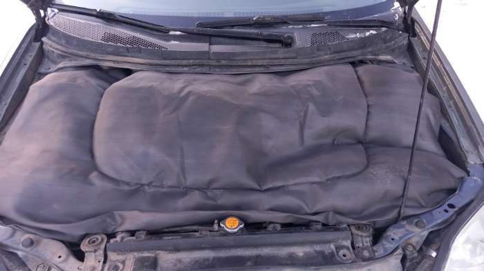 Фотография покупателя товара Автоодеяло для двигателя Cartage black, 140 х 90 см, плотное - Фото 1