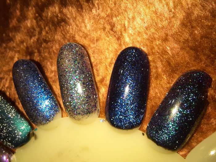 Фотография покупателя товара Гель лак для ногтей, «Chameleon», 3-х фазный, 8мл, LED/UV, цвет сиреневый/голубой (09)