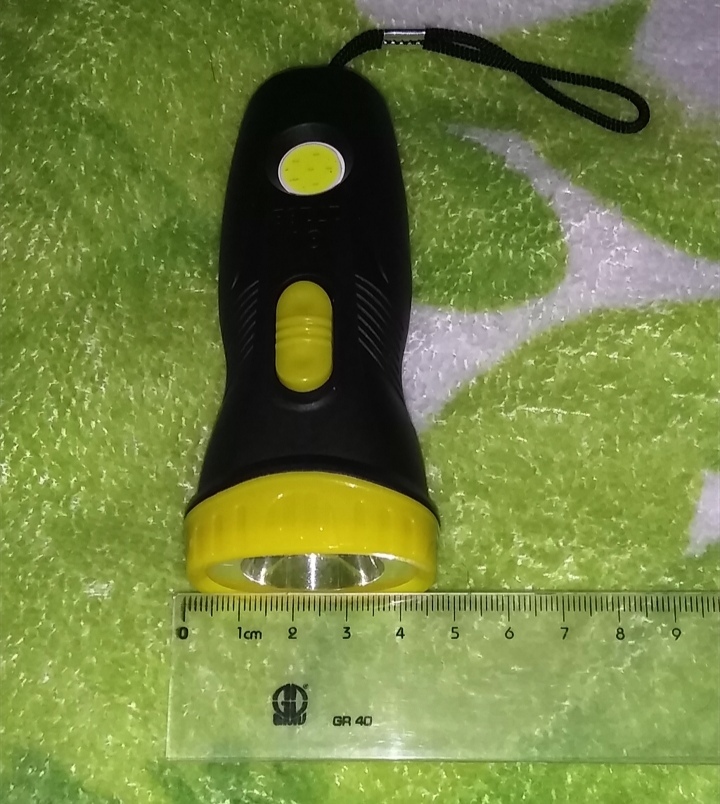 Фотография покупателя товара Фонарь ручной, 1 Вт LED, сбоку COB, 2 режима, 2 AA - Фото 5