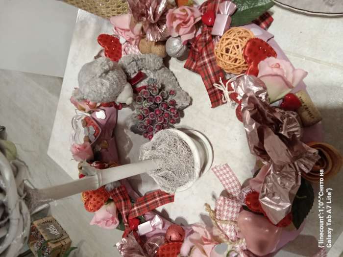 Фотография покупателя товара Фигурка для поделок и декора на проволоке «Сердце», набор 15 шт., размер 1 шт. — 3 × 2 × 8,5 см - Фото 2