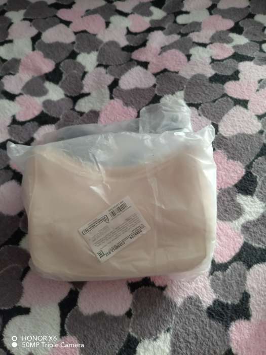 Фотография покупателя товара Сумка багет из искусственной кожи, 19х15х6.5 см, белый цвет - Фото 7