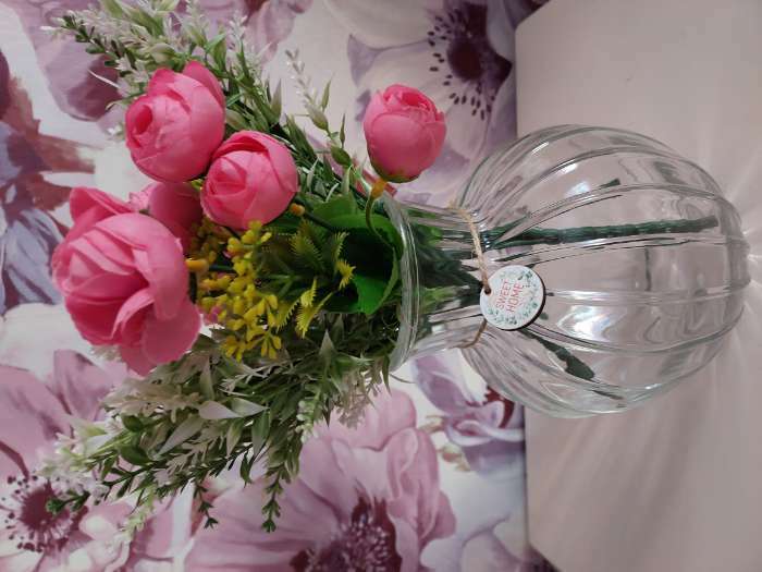Фотография покупателя товара Ваза для цветов «Sweet home», 19,5 х 15 см. - Фото 3