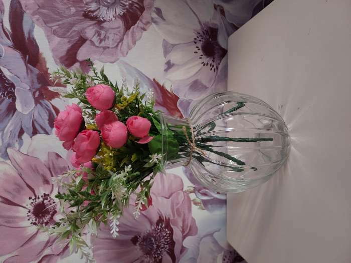 Фотография покупателя товара Ваза для цветов «Sweet home», 19,5 х 15 см. - Фото 2