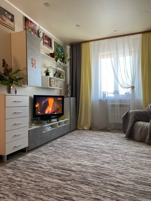 Фотография покупателя товара Гостиная под телевизор «Лира», 2130×1680×350 мм, цвет серый графит - Фото 42