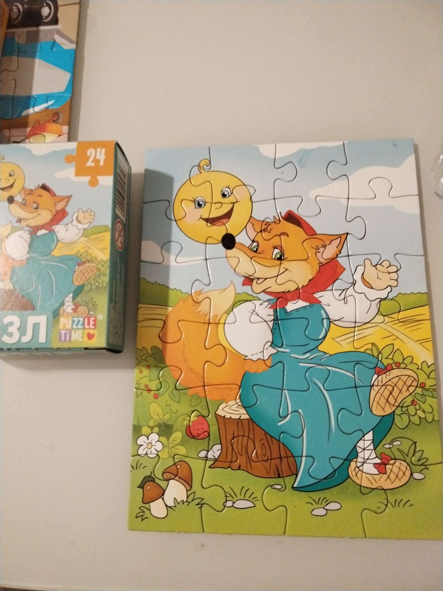 Фотография покупателя товара Пазл «Колобок», 24 элемента - Фото 1