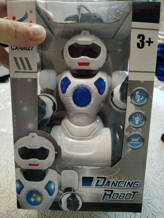 Фотография покупателя товара Робот «Танцор», световые и звуковые эффекты, работает от батареек - Фото 1