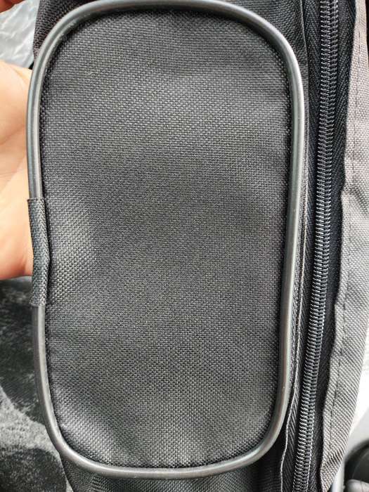 Фотография покупателя товара Поясная сумка на молнии, наружный карман, цвет чёрный