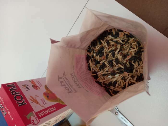 Фотография покупателя товара Корм Triol для средних попугаев, 450 г - Фото 5