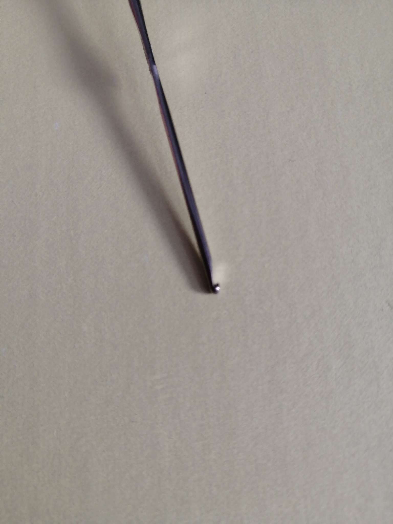 Фотография покупателя товара Крючок для вязания, d = 1,6 мм, 13,7 см - Фото 2