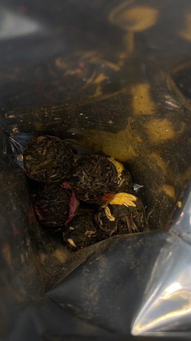 Фотография покупателя товара Китайский связанный зеленый чай, 50 г (+ - 5 г), 6 шт, микс цветка - Фото 5