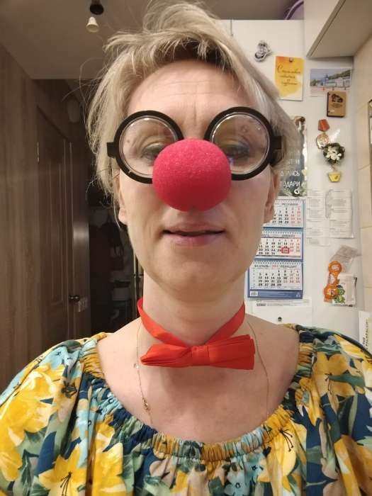 Фотография покупателя товара Карнавальный набор «Клоун», нос, бабочка, очки