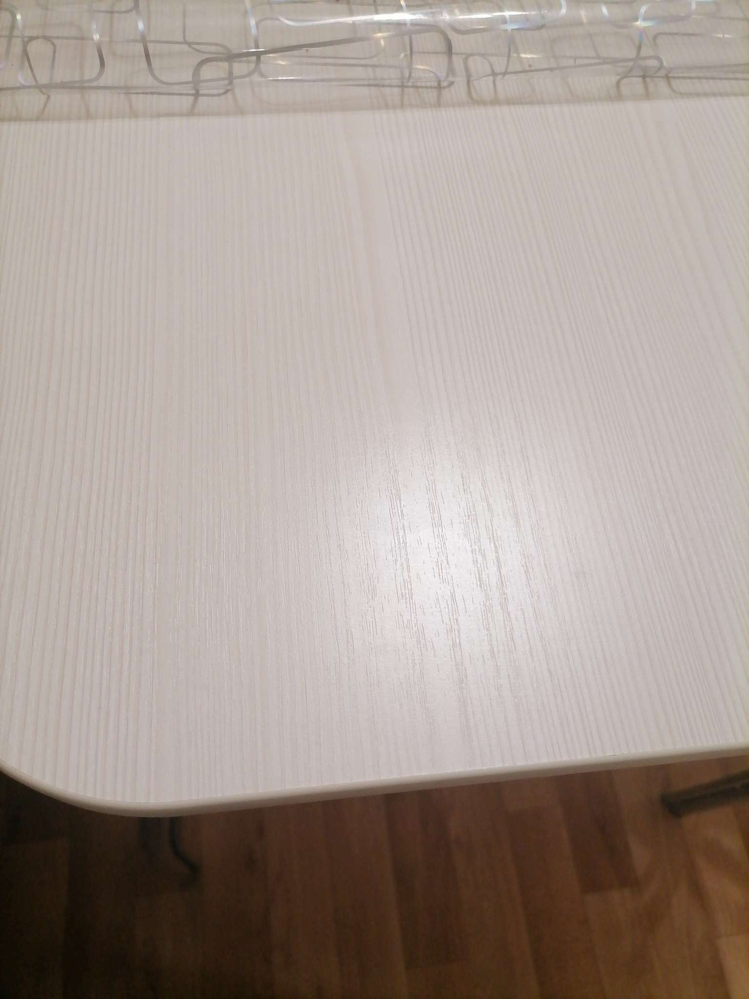 Фотография покупателя товара Стол обеденный LAKSI, 1000×590×750 мм, цвет дуб беленый - Фото 4