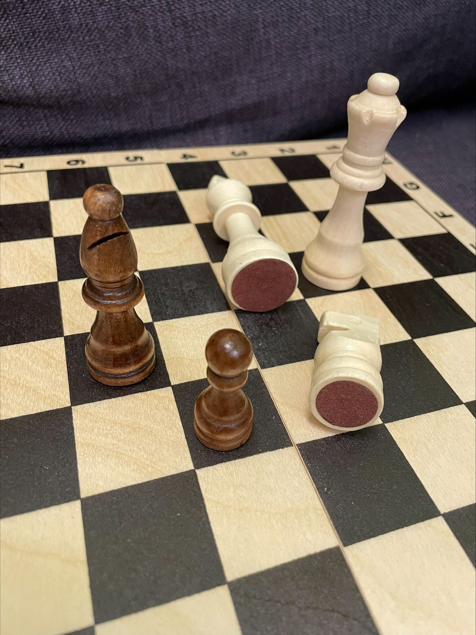 Фотография покупателя товара Шахматы деревянные обиходные 29 х 29 см, король h-9 см, пешка h-4 см