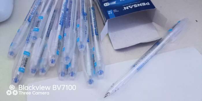 Фотография покупателя товара Ручка шариковая масляная Pensan Global-21, узел 0.5 мм, чернила синие - Фото 2