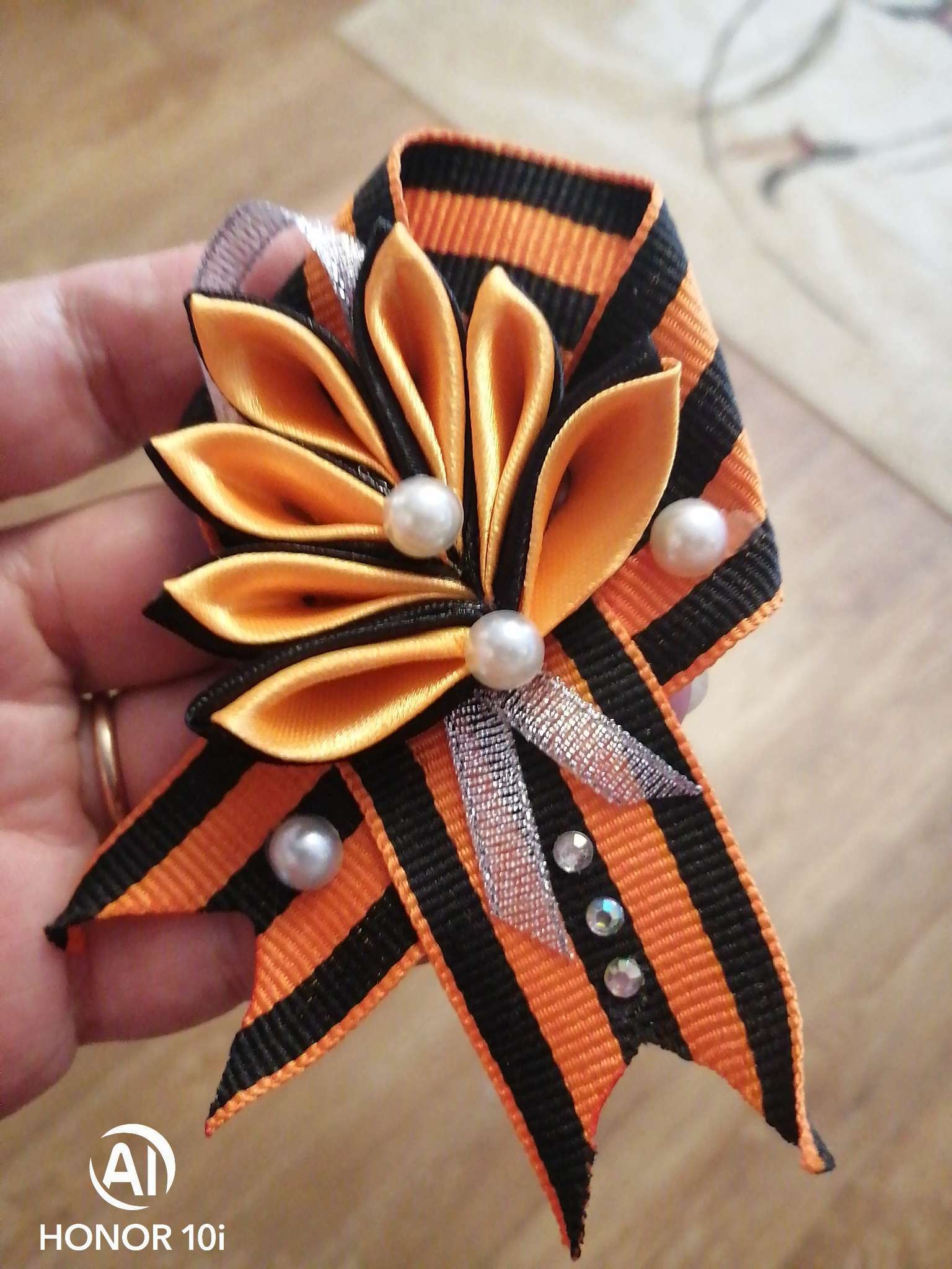 Фотография покупателя товара Лента «Георгиевская», 33 мм, 25±1 м - Фото 3