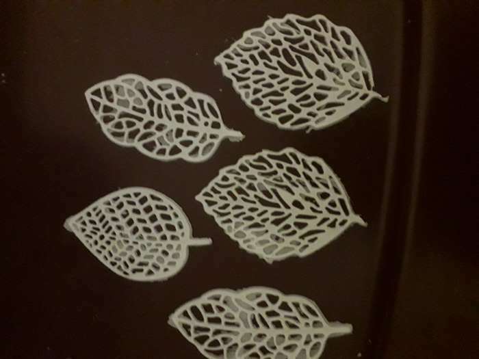 Фотография покупателя товара Коврик для айсинга Доляна «Листья ажурные», силикон, 38,5×8×0,1 см, цвет сиреневый