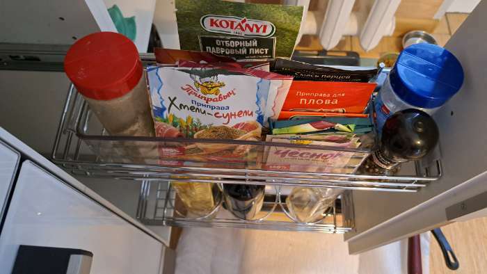 Фотография покупателя товара Контейнер для холодильника Mannaz, 32,9×9,6×10,2 см, цвет прозрачный - Фото 2