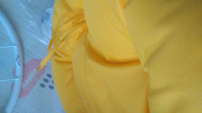 Фотография покупателя товара Качели-гнездо подвесные Polini kids, с подушкой, белый-жёлтый - Фото 5