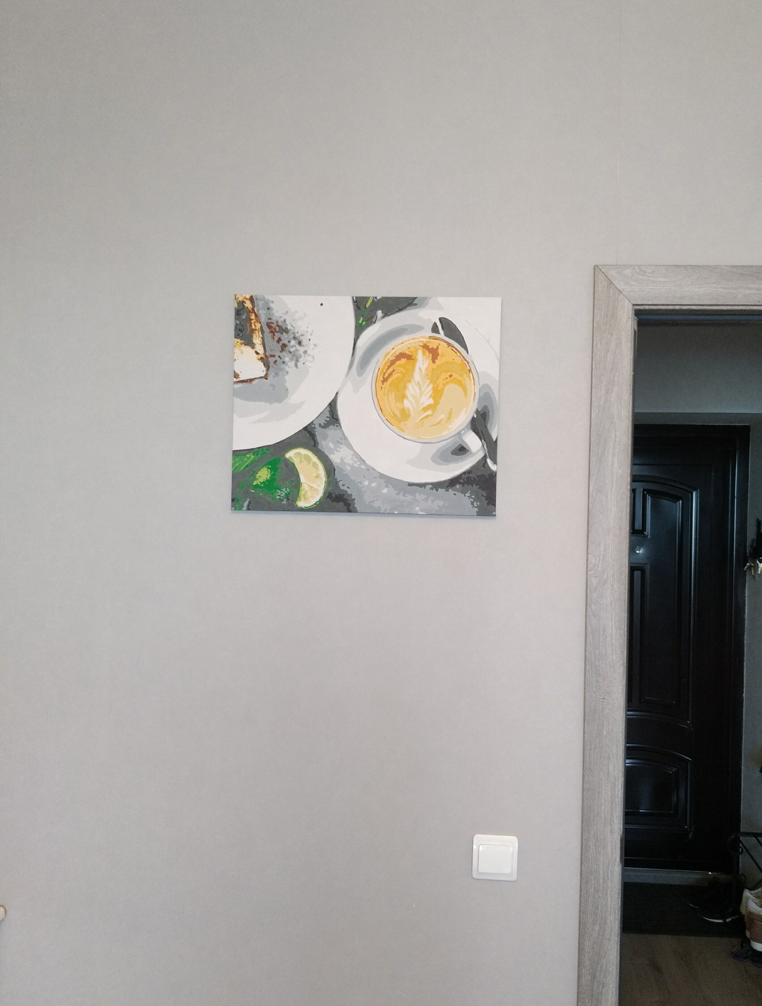 Фотография покупателя товара Картина по номерам «Капучино на утро» 40х50 см, холст на подрамнике