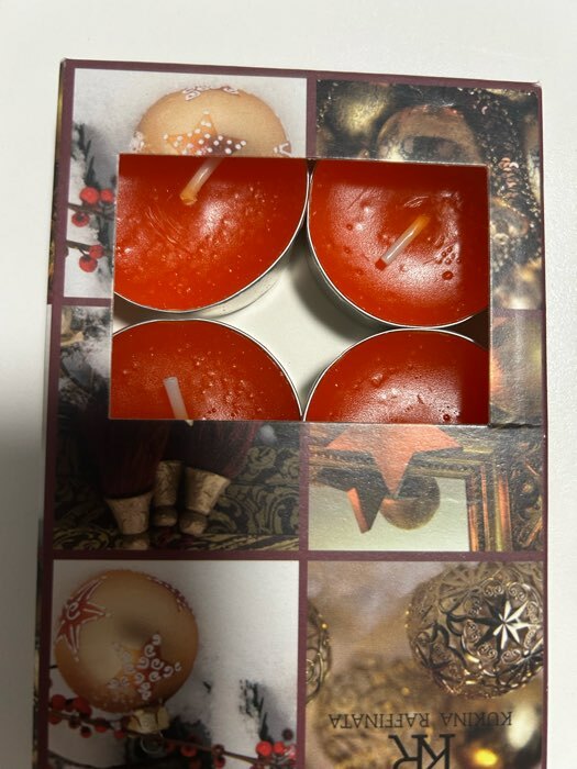 Фотография покупателя товара Набор чайных свечей ароматических, 6 шт, мандарин - Фото 1