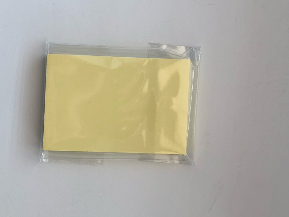 Фотография покупателя товара Блок с липким краем 51 мм х 76 мм, 80 листов, пастель, жёлтый - Фото 1
